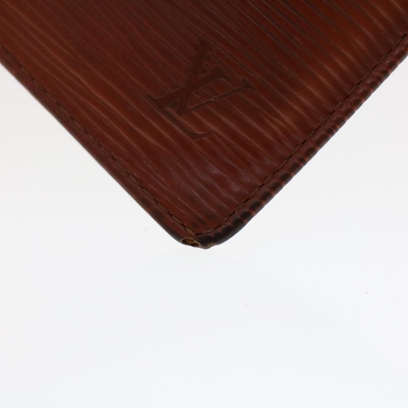 LOUIS VUITTON Epi Pochette Cles Coin Purse Brown M63803 47708 - Logoexplore - Image 8