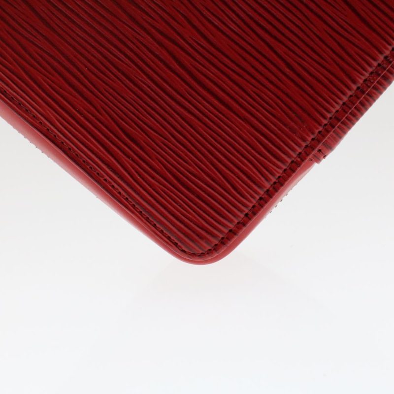LOUIS VUITTON Epi Agenda Voyage Clutch Bag Red 47809 - Logoexplore - Image 10