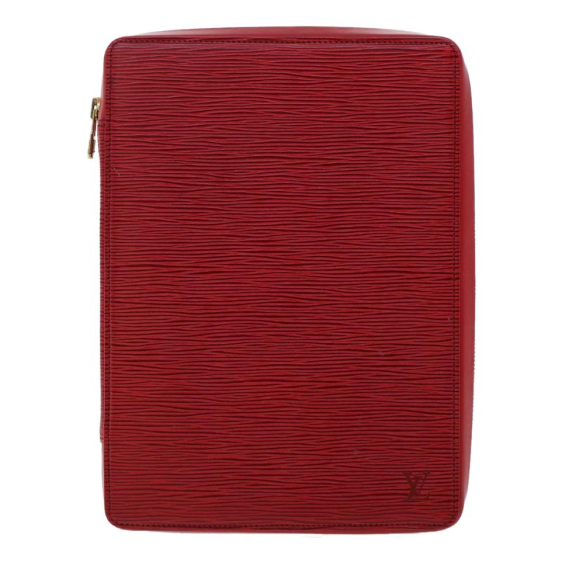 LOUIS VUITTON Epi Agenda Voyage Clutch Bag Red 47809 - Logoexplore - Image 2