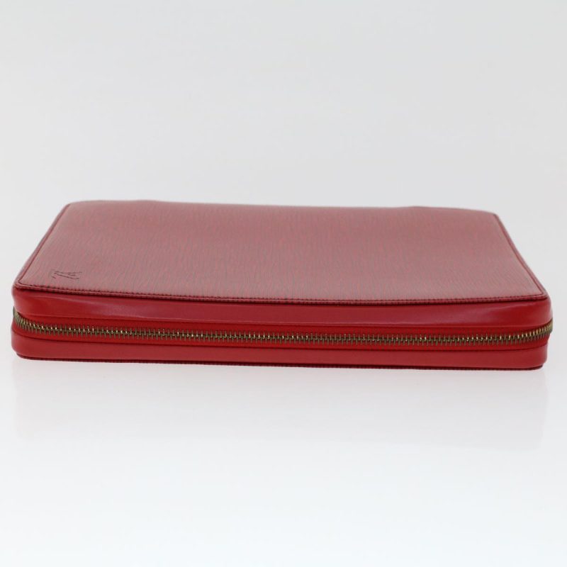 LOUIS VUITTON Epi Agenda Voyage Clutch Bag Red 47809 - Logoexplore - Image 5