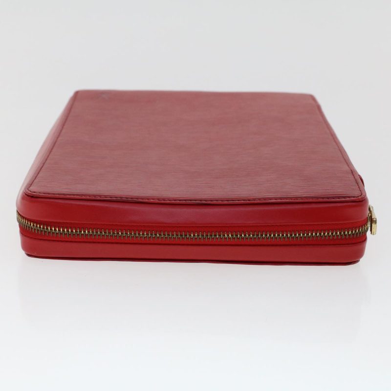 LOUIS VUITTON Epi Agenda Voyage Clutch Bag Red 47809 - Logoexplore - Image 6