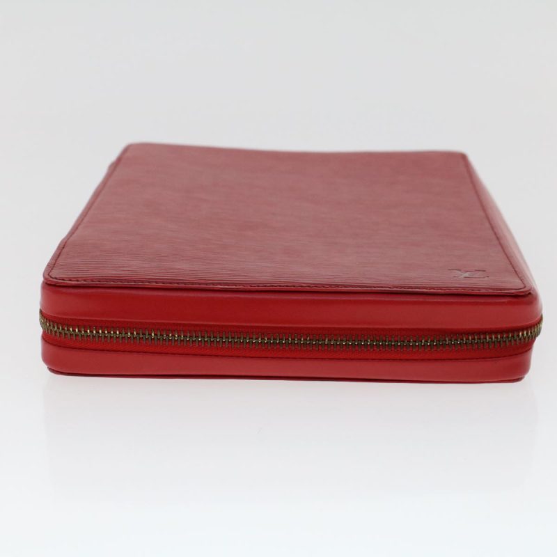 LOUIS VUITTON Epi Agenda Voyage Clutch Bag Red 47809 - Logoexplore - Image 7