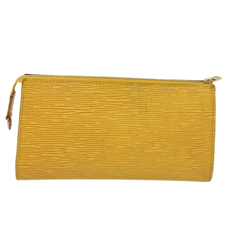 LOUIS VUITTON Epi Pochette Accessoires Accessory Pouch Yellow M52989 Auth 47831 - Logoexplore - Image 2