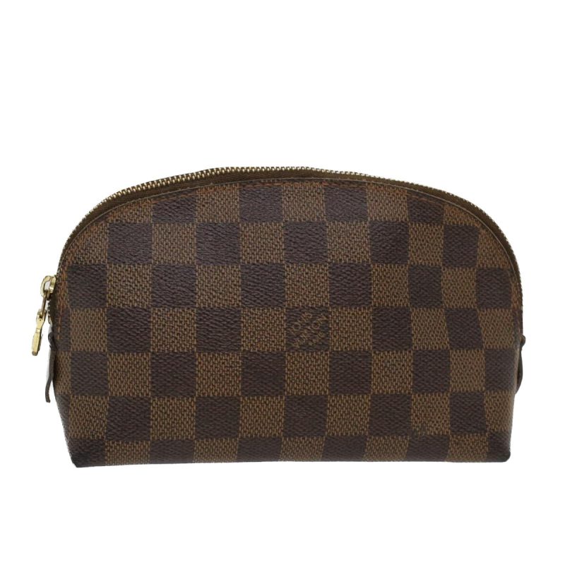 LOUIS VUITTON Damier Ebene Pochette Cosmetic PM Pouch N47516 LV  47836 - Logoexplore