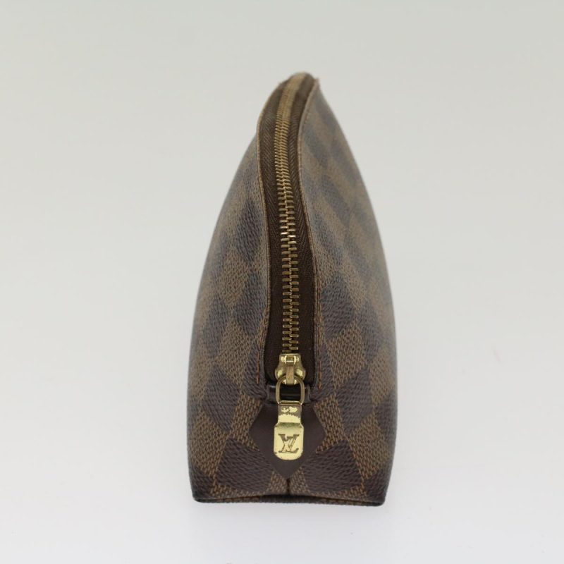 LOUIS VUITTON Damier Ebene Pochette Cosmetic PM Pouch N47516 LV  47836 - Logoexplore - Image 4