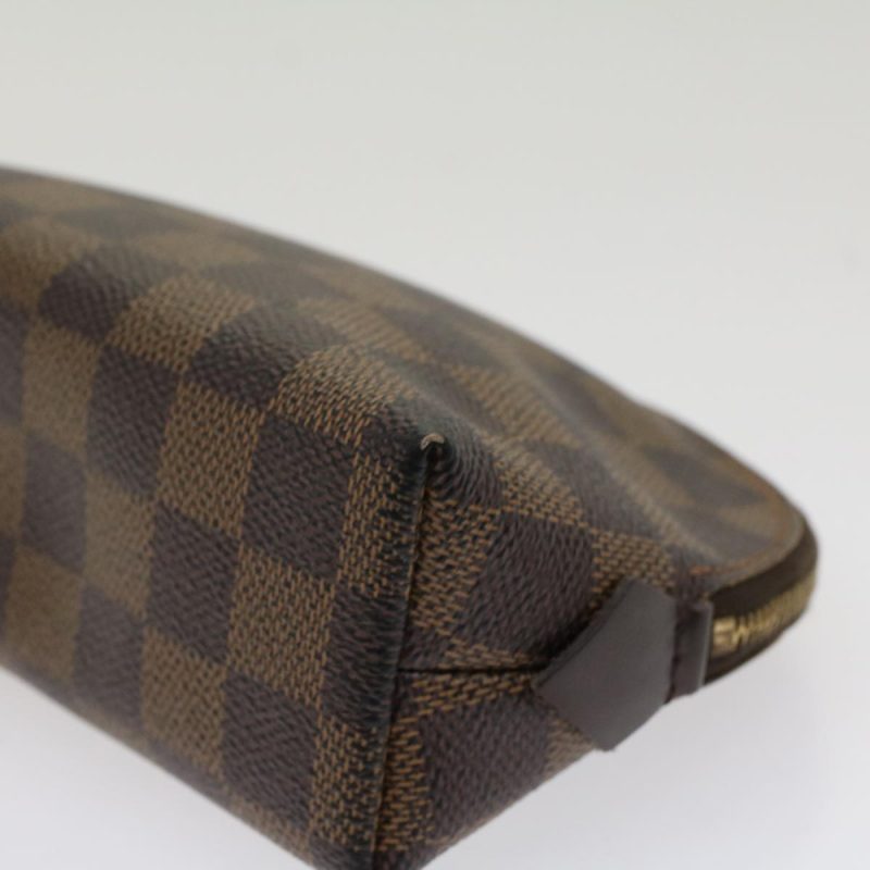LOUIS VUITTON Damier Ebene Pochette Cosmetic PM Pouch N47516 LV  47836 - Logoexplore - Image 7
