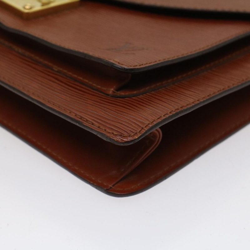 LOUIS VUITTON Epi Monceau Hand Bag Brown M52123 LV  47847 - Logoexplore - Image 8