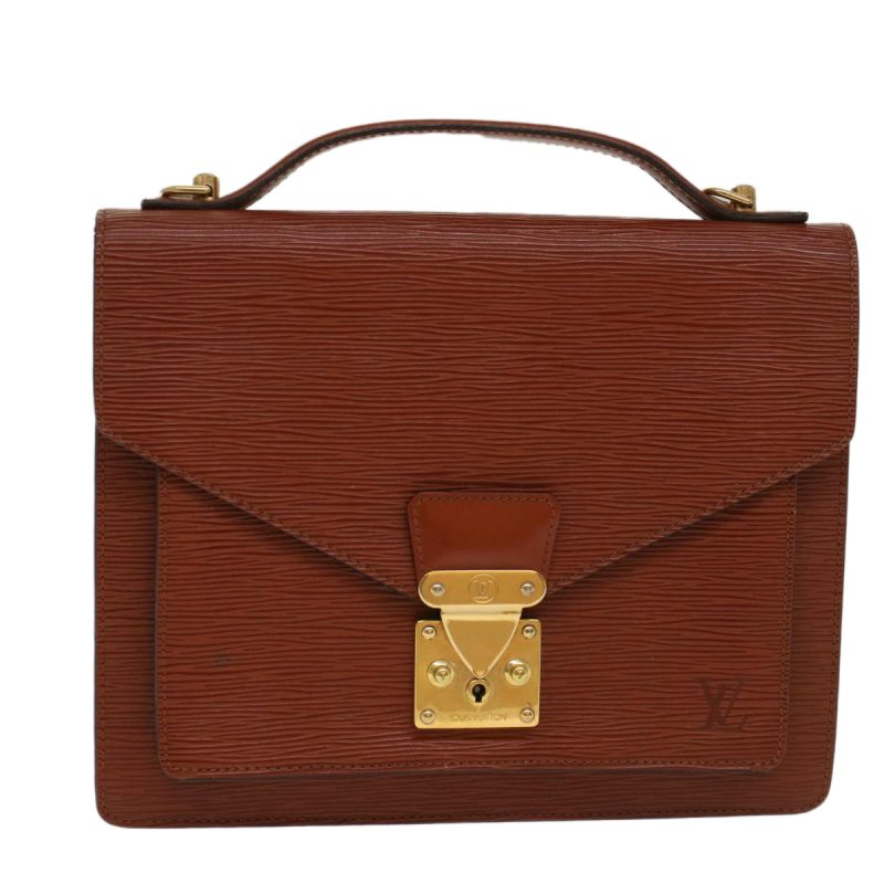 LOUIS VUITTON Epi Monceau Hand Bag Brown M52123 LV  47847 - Logoexplore