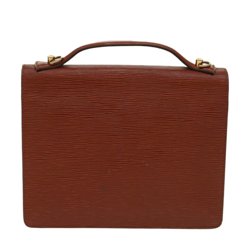 LOUIS VUITTON Epi Monceau Hand Bag Brown M52123 LV  47847 - Logoexplore - Image 2