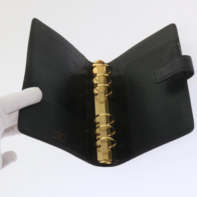 LOUIS VUITTON Epi Agenda MM Day Planner Cover Black R20042 LV  47869 - Logoexplore - Image 8
