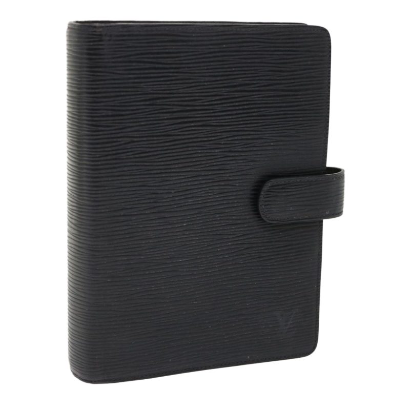 LOUIS VUITTON Epi Agenda MM Day Planner Cover Black R20042 LV  47869 - Logoexplore