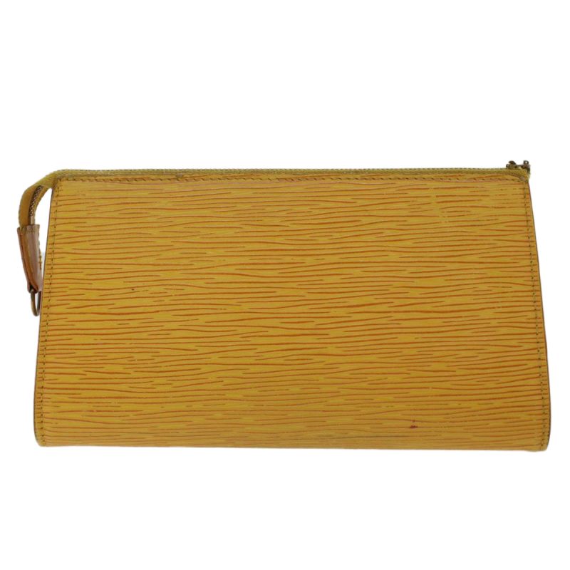 LOUIS VUITTON Epi Pochette Accessoires Accessory Pouch Yellow M52989 Auth 47942 - Logoexplore - Image 2