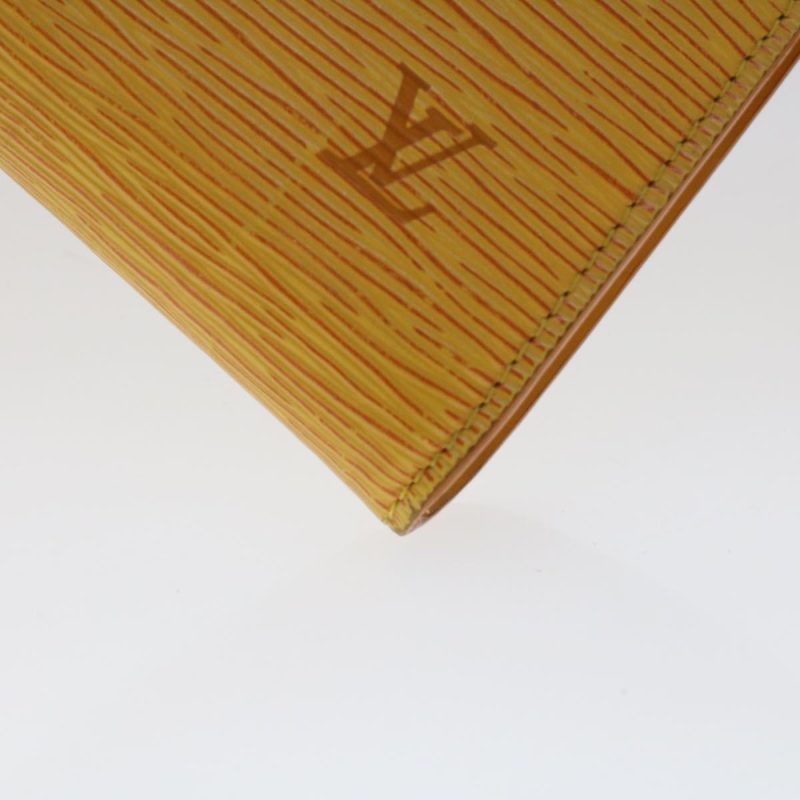 LOUIS VUITTON Epi Pochette Accessoires Accessory Pouch Yellow M52989 Auth 47942 - Logoexplore - Image 8