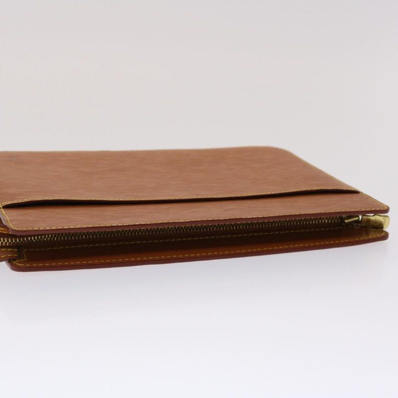 LOUIS VUITTON Epi Pochette Homme Clutch Bag Brown M52528 LV  47945 - Logoexplore - Image 5