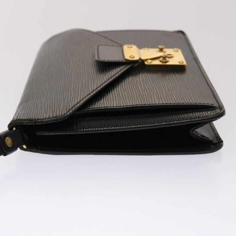 LOUIS VUITTON Epi Serie Dragonne Hand Bag Black M52612 LV  47949 - Logoexplore - Image 4