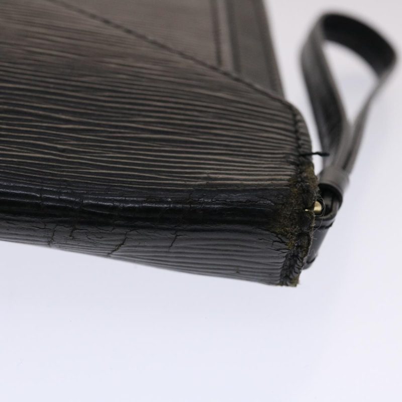 LOUIS VUITTON Epi Serie Dragonne Hand Bag Black M52612 LV  47949 - Logoexplore - Image 7