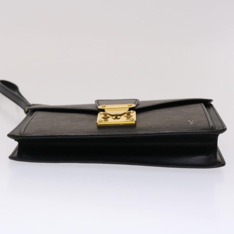 LOUIS VUITTON Epi Serie Dragonne Hand Bag Black M52612 LV  47949 - Logoexplore - Image 5