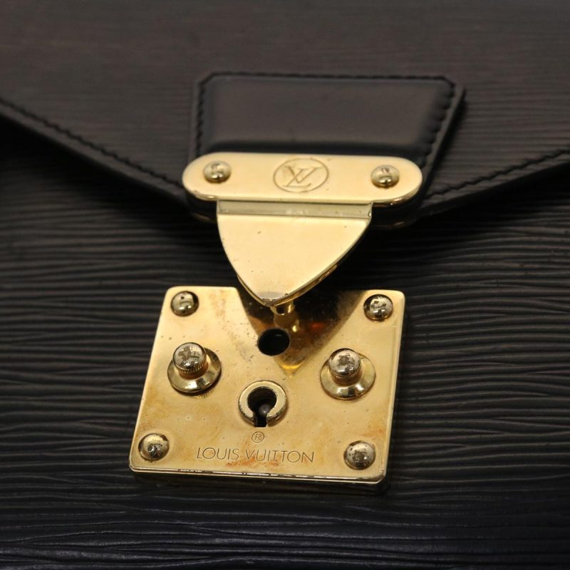 LOUIS VUITTON Epi Serie Dragonne Hand Bag Black M52612 LV  47950 - Logoexplore - Image 9