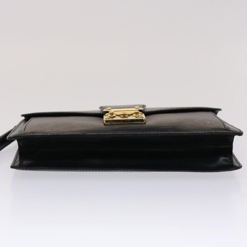 LOUIS VUITTON Epi Serie Dragonne Hand Bag Black M52612 LV  47950 - Logoexplore - Image 5