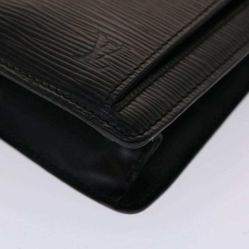 LOUIS VUITTON Epi Serie Dragonne Hand Bag Black M52612 LV  47950 - Logoexplore - Image 8