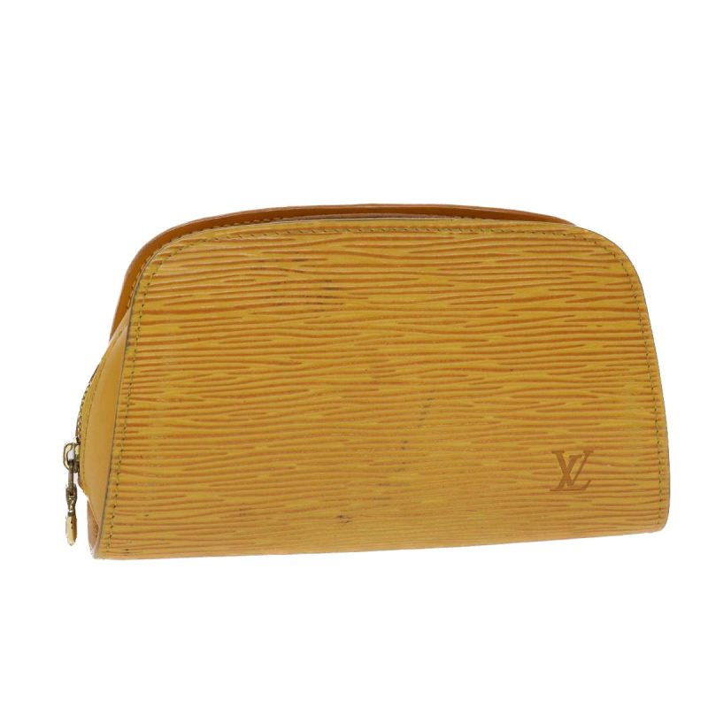 LOUIS VUITTON Epi Dauphine PM Pouch Yellow M48449 LV  47951 - Logoexplore
