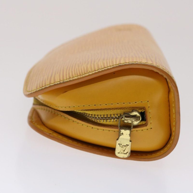 LOUIS VUITTON Epi Dauphine PM Pouch Yellow M48449 LV  47951 - Logoexplore - Image 4