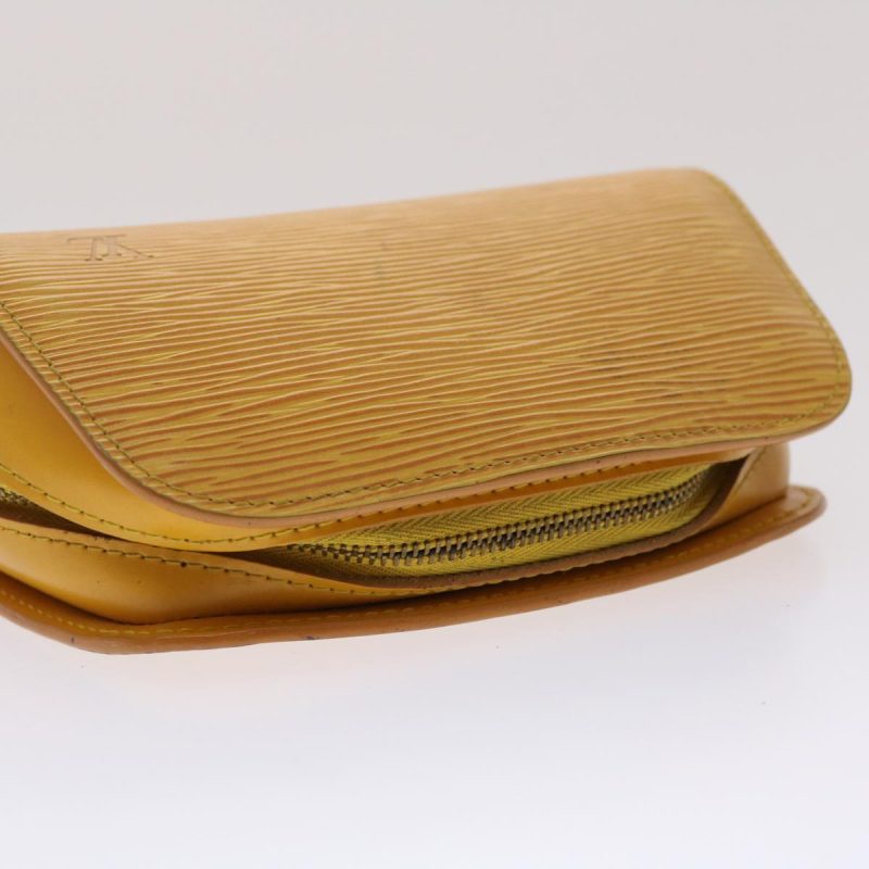 LOUIS VUITTON Epi Dauphine PM Pouch Yellow M48449 LV  47951 - Logoexplore - Image 5