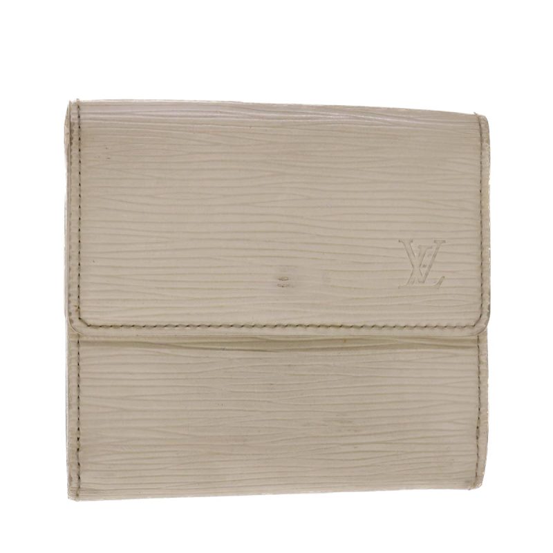 LOUIS VUITTON Epi Portefeuille Elise Wallet White M6348J LV  48069 - Logoexplore