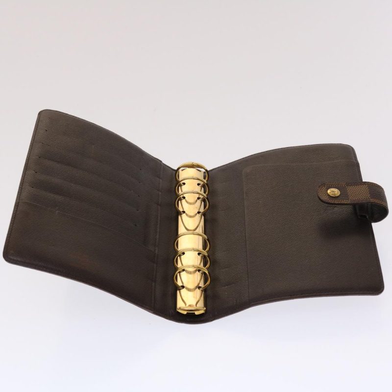 LOUIS VUITTON Damier Ebene Agenda MM Day Planner Cover R20240 LV  48078 - Logoexplore - Image 8