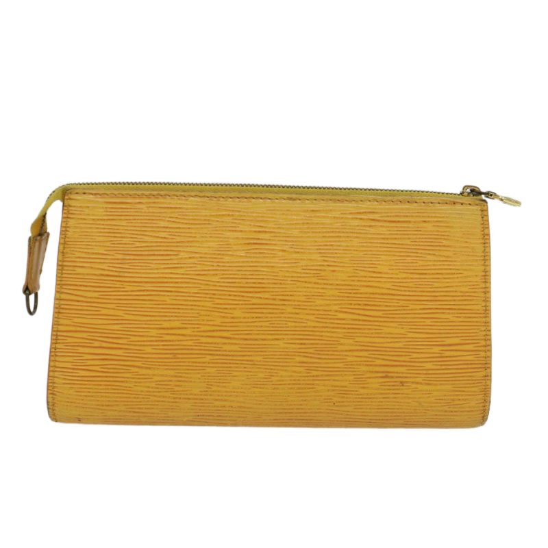 LOUIS VUITTON Epi Pochette Accessoires Accessory Pouch Yellow M52989 Auth 48385 - Logoexplore - Image 2