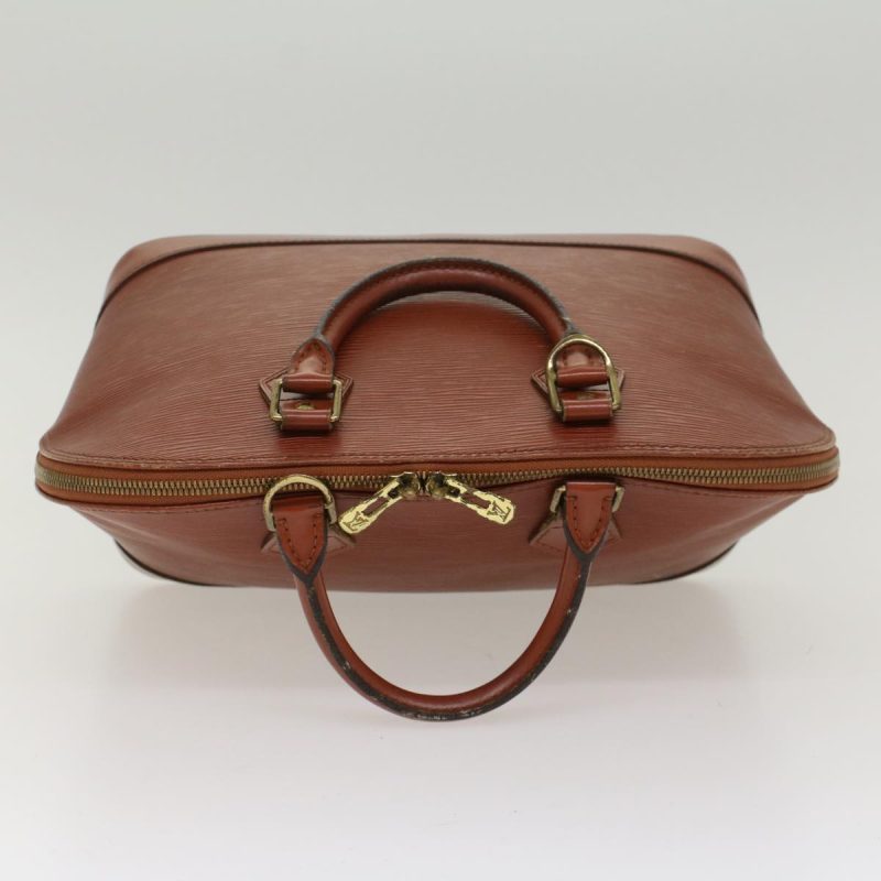 LOUIS VUITTON Epi Alma Hand Bag Brown M5214D LV  48436 - Logoexplore - Image 6