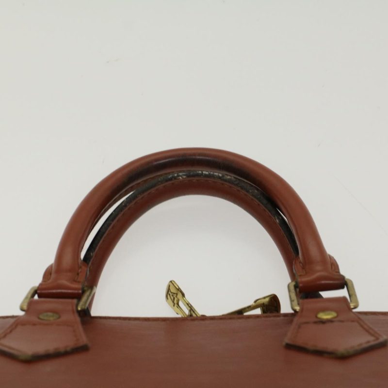 LOUIS VUITTON Epi Alma Hand Bag Brown M5214D LV  48436 - Logoexplore - Image 8