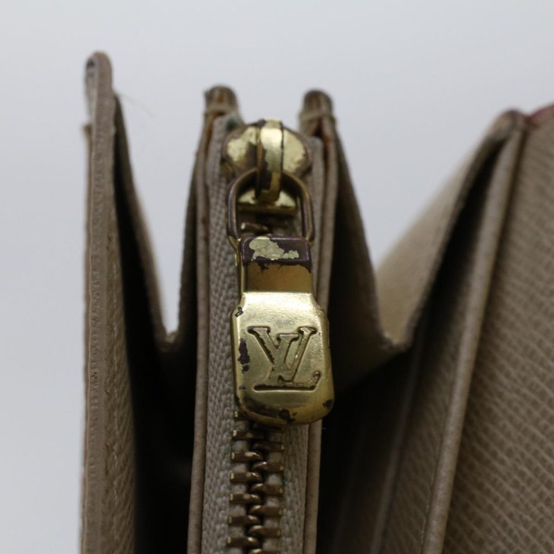 LOUIS VUITTON Damier Azur Portefeuille Sarah Long Wallet N63208 LV  48479 - Logoexplore - Image 9