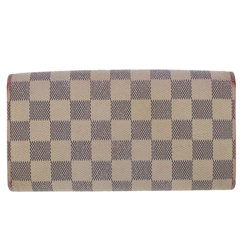 LOUIS VUITTON Damier Azur Portefeuille Sarah Long Wallet N63208 LV  48479 - Logoexplore - Image 2