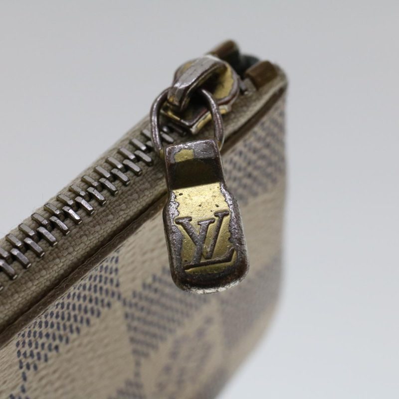 LOUIS VUITTON Damier Azur Pochette Cles Coin Purse N62659 LV  48480 - Logoexplore - Image 8