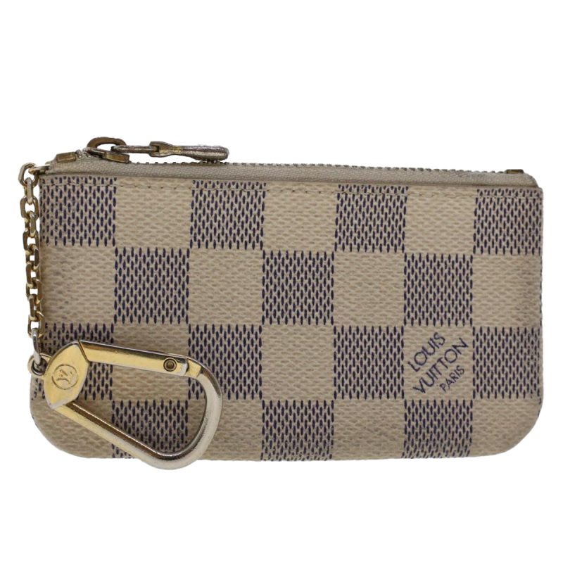 LOUIS VUITTON Damier Azur Pochette Cles Coin Purse N62659 LV  48480 - Logoexplore