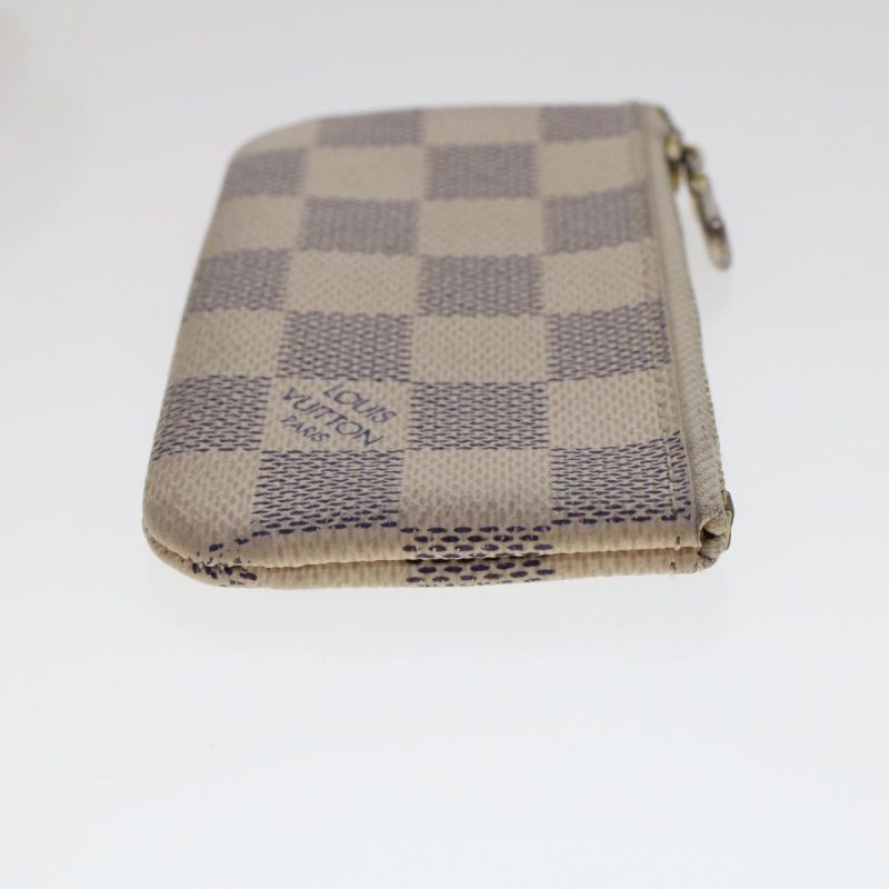 LOUIS VUITTON Damier Azur Pochette Cles Coin Purse N62659 LV  48480 - Logoexplore - Image 4