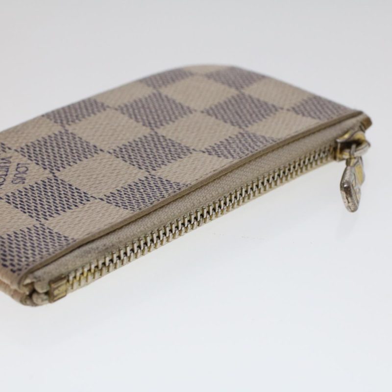 LOUIS VUITTON Damier Azur Pochette Cles Coin Purse N62659 LV  48480 - Logoexplore - Image 5