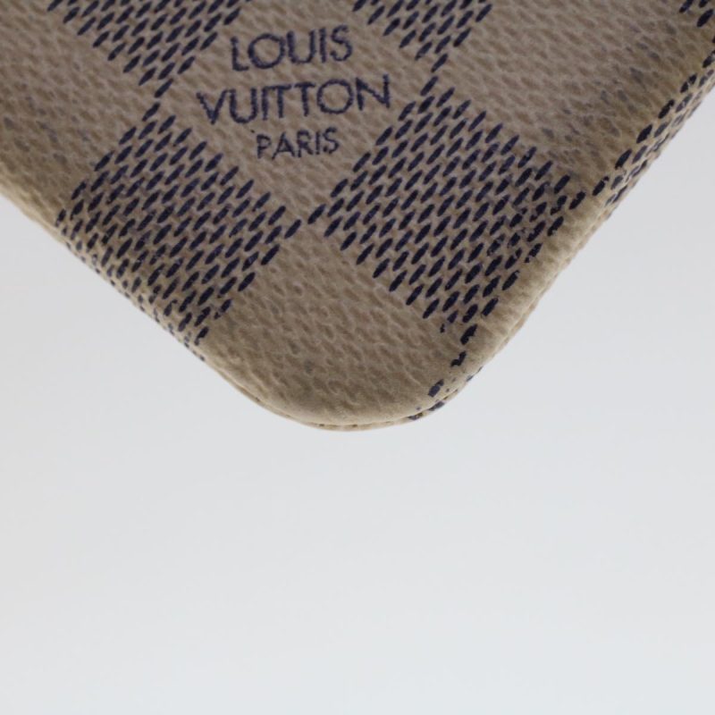 LOUIS VUITTON Damier Azur Pochette Cles Coin Purse N62659 LV  48480 - Logoexplore - Image 7