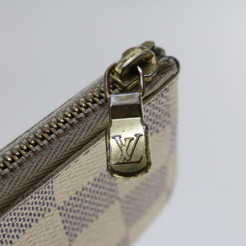 LOUIS VUITTON Damier Azur Pochette Cles Coin Purse N62659 LV  48481 - Logoexplore - Image 9