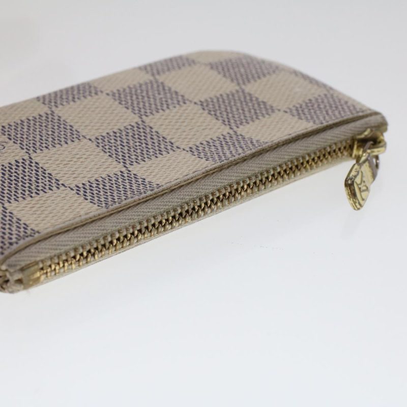 LOUIS VUITTON Damier Azur Pochette Cles Coin Purse N62659 LV  48481 - Logoexplore - Image 6