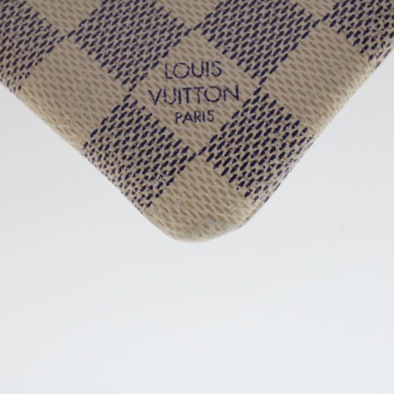 LOUIS VUITTON Damier Azur Pochette Cles Coin Purse N62659 LV  48481 - Logoexplore - Image 8