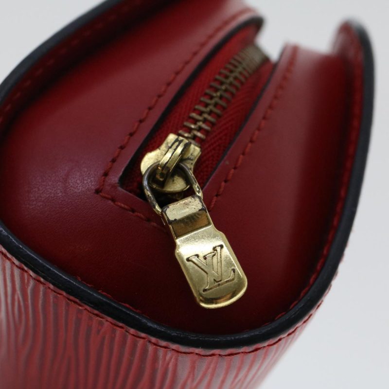 LOUIS VUITTON Epi Dauphine PM Pouch Red M48447 LV  48529 - Logoexplore - Image 8