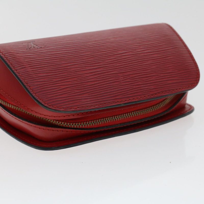 LOUIS VUITTON Epi Dauphine PM Pouch Red M48447 LV  48529 - Logoexplore - Image 5