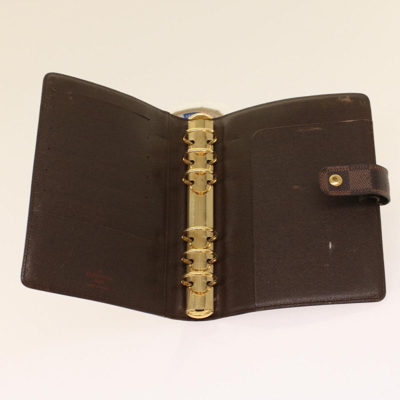 LOUIS VUITTON Damier Ebene Agenda MM Day Planner Cover R20240 LV  48543 - Logoexplore - Image 8
