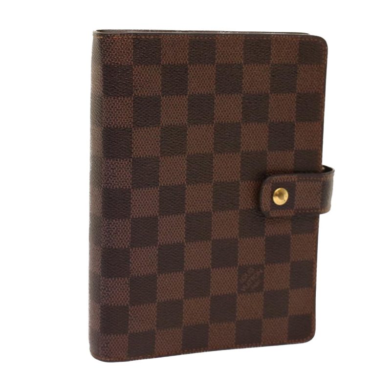 LOUIS VUITTON Damier Ebene Agenda MM Day Planner Cover R20240 LV  48543 - Logoexplore