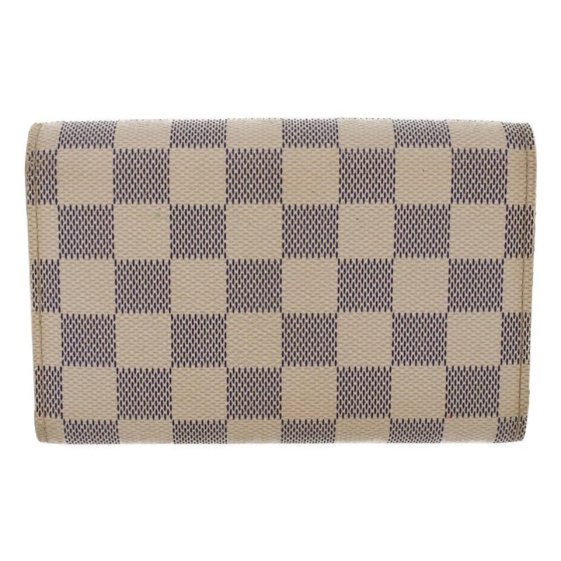 LOUIS VUITTON Damier Azur Portefeuille Alexandra Wallet N63068 LV  48625 - Logoexplore - Image 2