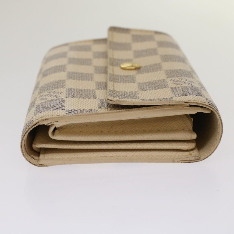 LOUIS VUITTON Damier Azur Portefeuille Alexandra Wallet N63068 LV  48625 - Logoexplore - Image 3