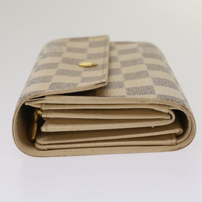 LOUIS VUITTON Damier Azur Portefeuille Alexandra Wallet N63068 LV  48625 - Logoexplore - Image 4