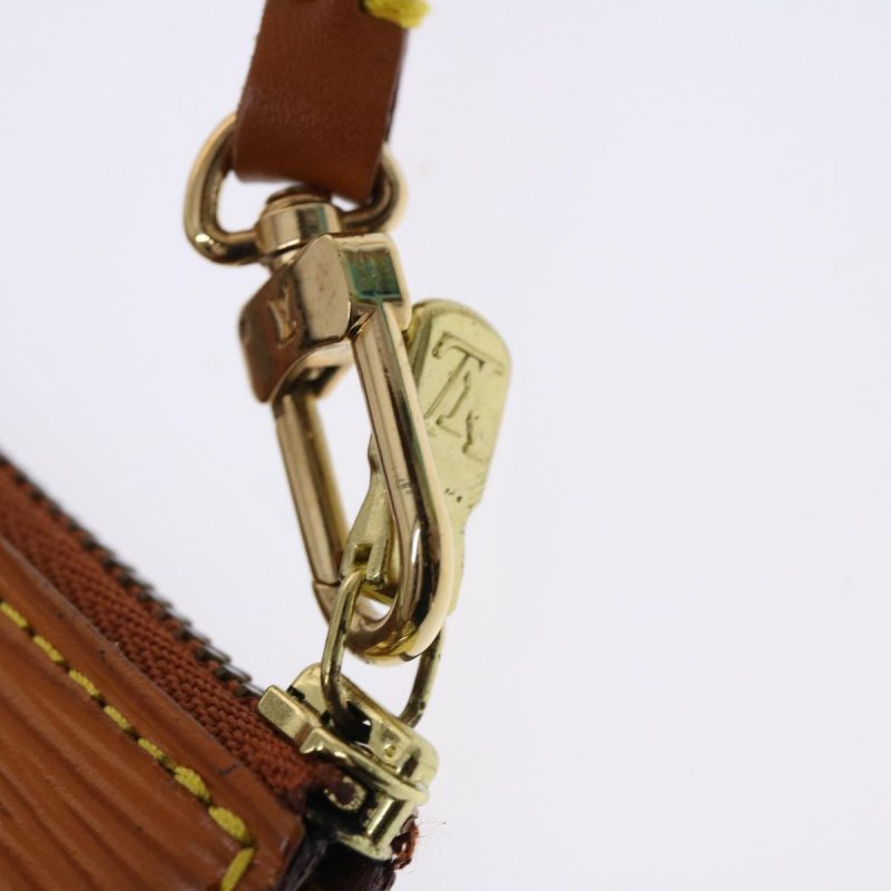 LOUIS VUITTON Epi Pochette Accessoires Pouch Brown M52953 LV  48649 - Logoexplore - Image 9